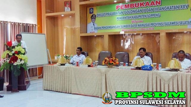 PRAJABATAN GOLONGAN II DAN III ANGKATAN XXV (24) PEMKAB. SOPPENG