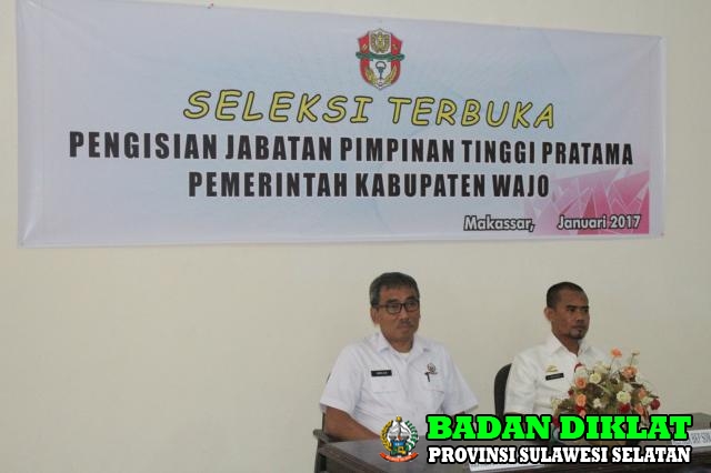 SELEKSI TERBUKA PENGISIAN JABATAN PIMPINAN TINGGI PRATAMA PEMERINTAH KABUPATEN WAJO