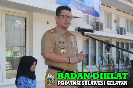 UPACARA PEMB. DIKLAT PRAJABATAN PROV. SULSEL, KABUPATEN SELAYAR DAN KABUPATEN LUWU TIMUR