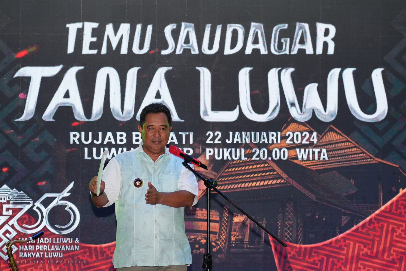  PJ GUBERNUR SULSEL HARAP SAUDAGAR TANA LUWU PULANG KAMPUNG BERINVESTASI 