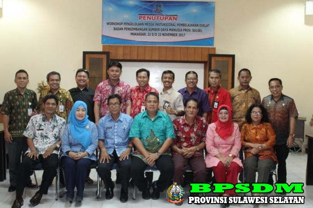 PENUTUPAN WORKSHOP PENGELOLAAN MEDIA INSTRUKSIONAL PEMBELAJARAN DIKLAT