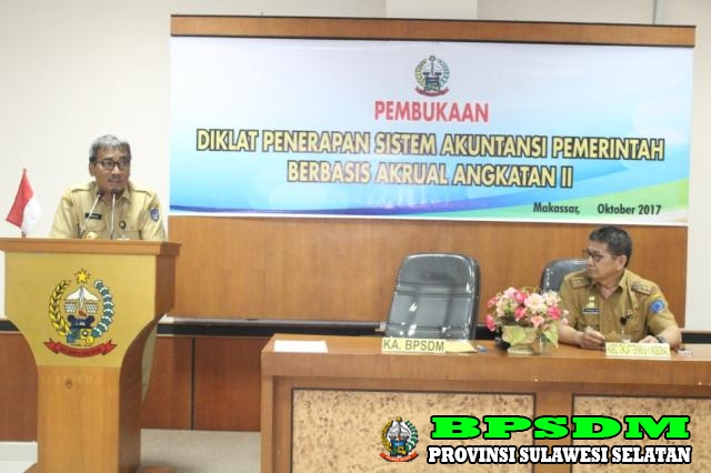 DIKLAT PENERAPAN SISTEM AKUNTANSI PEMERINTAH BERBASIS AKRUAL ANGKATAN II