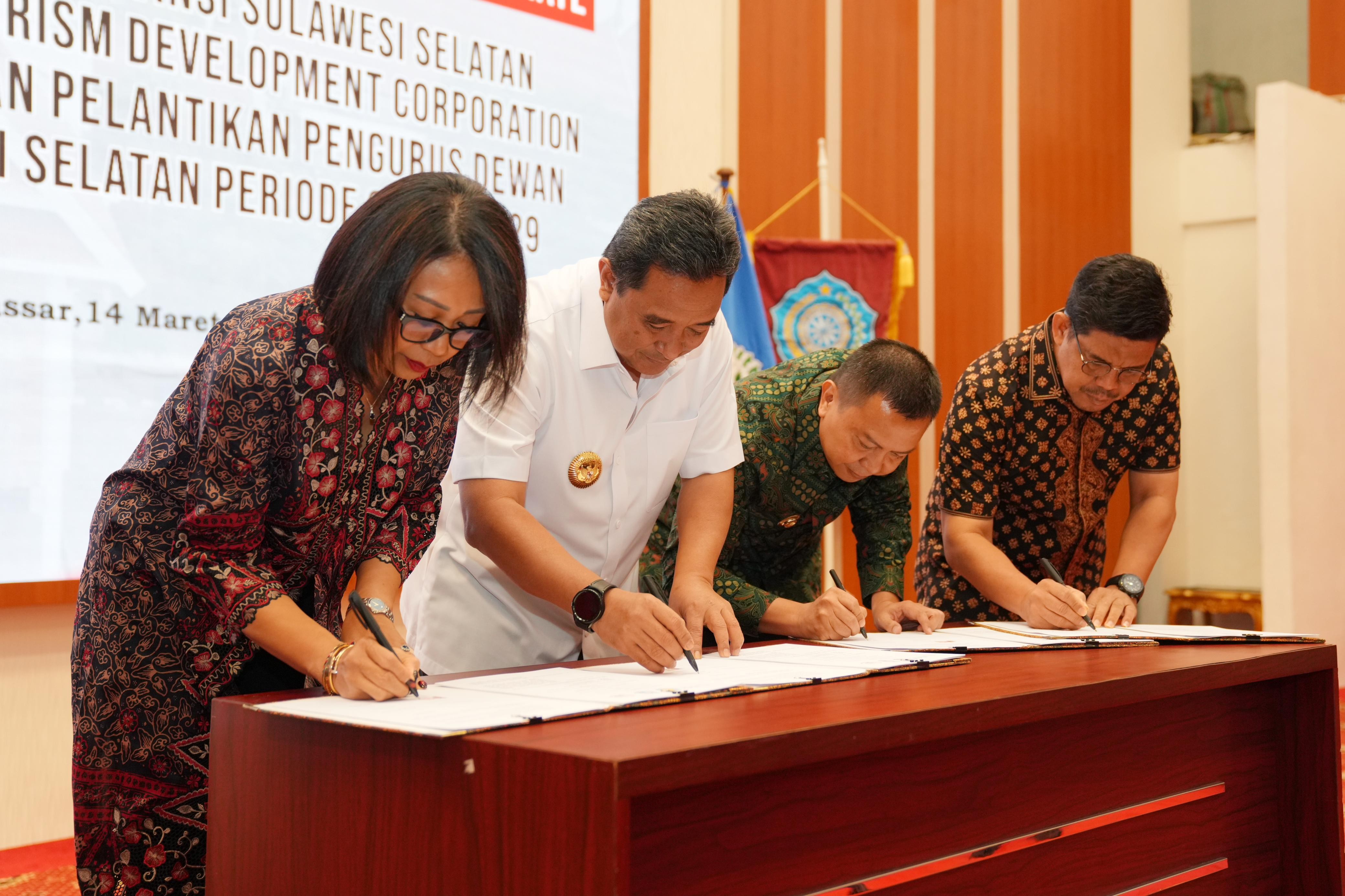 DIINISIASI PJ GUBERNUR BAHTIAR, PEMPROV SULSEL - ITDC TEKEN MOU KEK BIRA - TAKABONERATE 