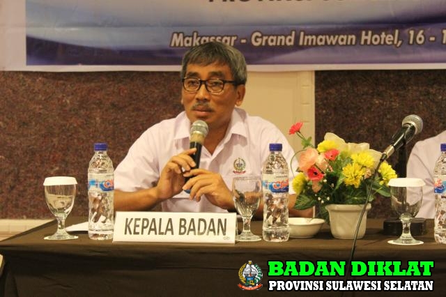 PEMBUKAAN SINKRONISASI KEDIKLATAN BADAN DIKLAT PROV. SULSEL