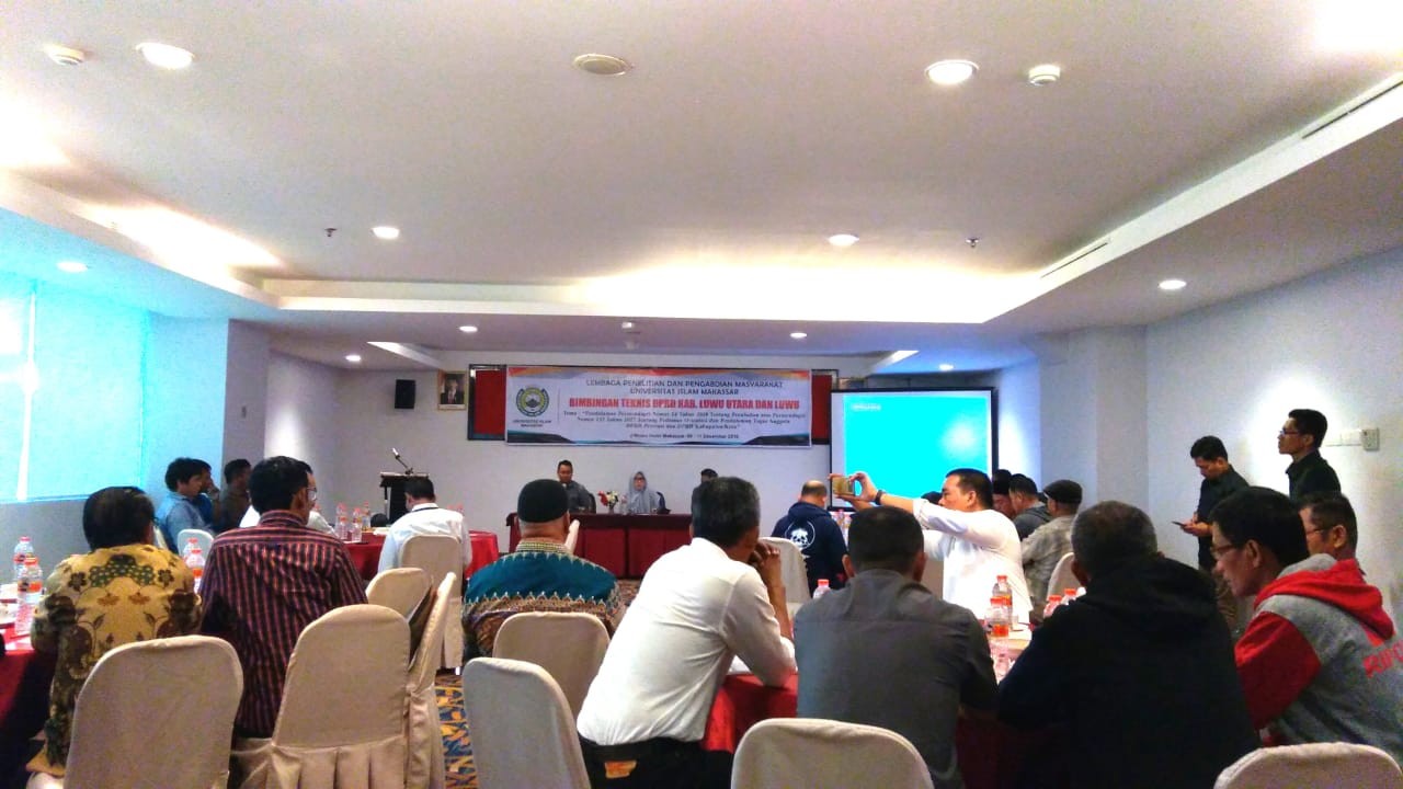 BIMTEK DPRD. KAB. LUWU DAN KAB. LUTRA 