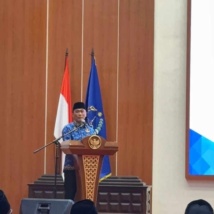 SAMBUTAN PJ. GUBERNUR SULSEL PROF ZUDAN PADA PELEPASAN KAFILAH MTQ KORPRI SULSEL KE PALANGKARAYA 