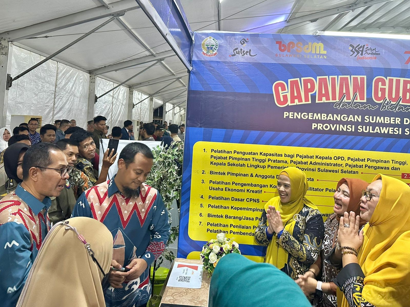 BPSDM SULSEL IKUT MERIAHKAN PEKAN RAYA SULSEL KE-9 DI KAWASAN WISMA NEGARA