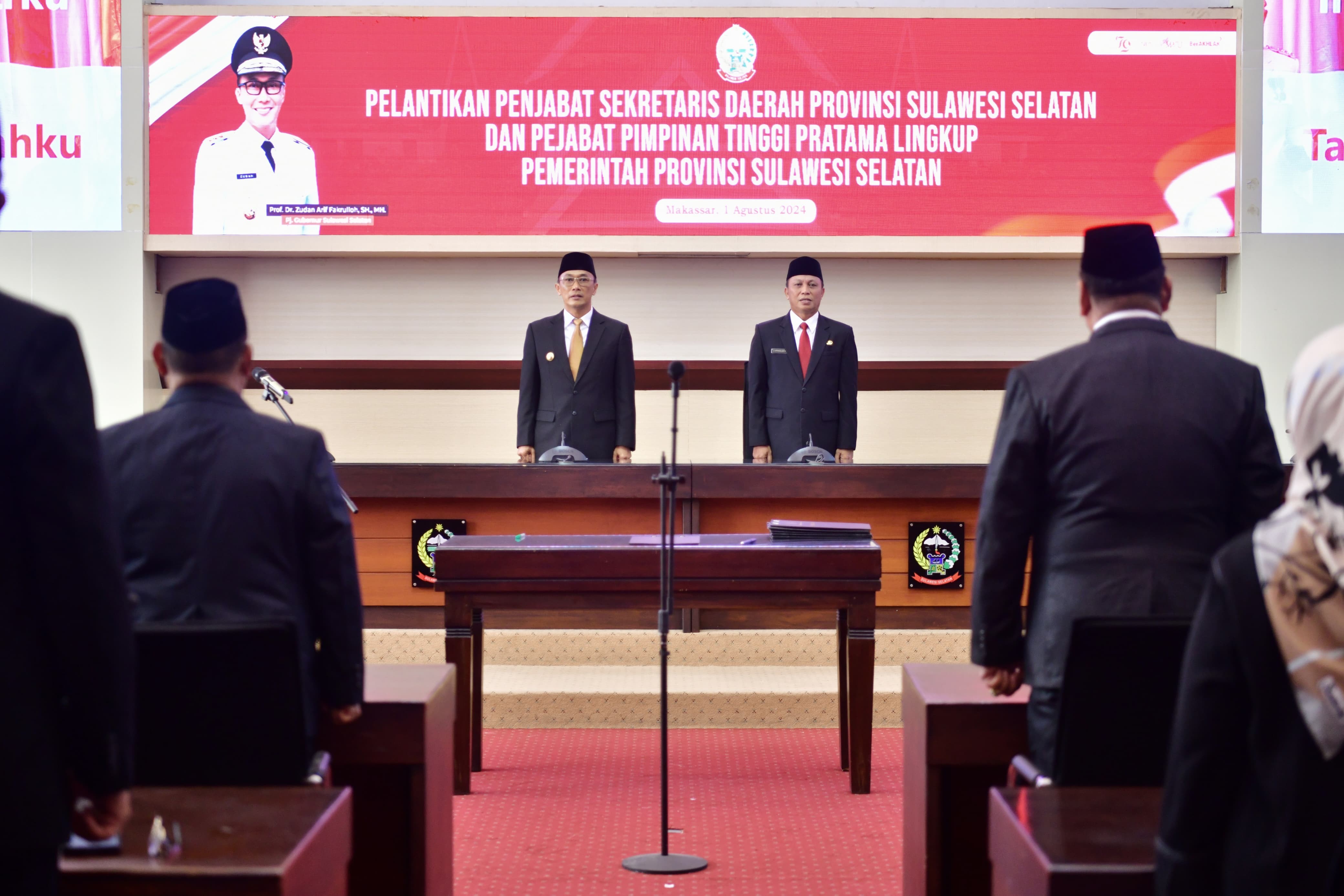 PJ GUBERNUR PROF ZUDAN LANTIK PJ SEKDA DAN 5 PEJABAT ESELON II, ADA ABDUL HAYAT GANI 