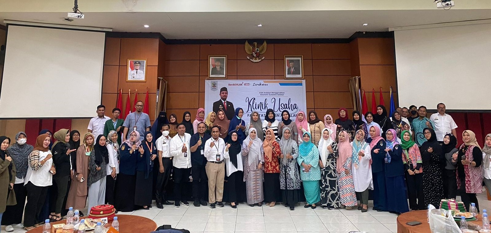 BPSDM SULSEL : BUKA KLINIK USAHA FASILITATOR ASN ANDALAN DIIKUTI 76 FASILITATOR ASN