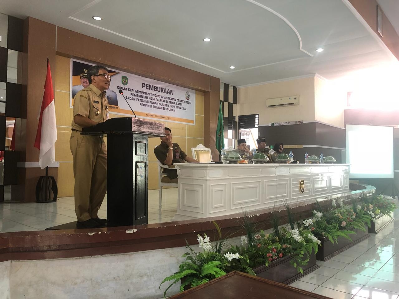 DIHADIRI KEPALA BPSDM SULSEL, DIKLATPIM IV PALOPO RESMI DIBUKA