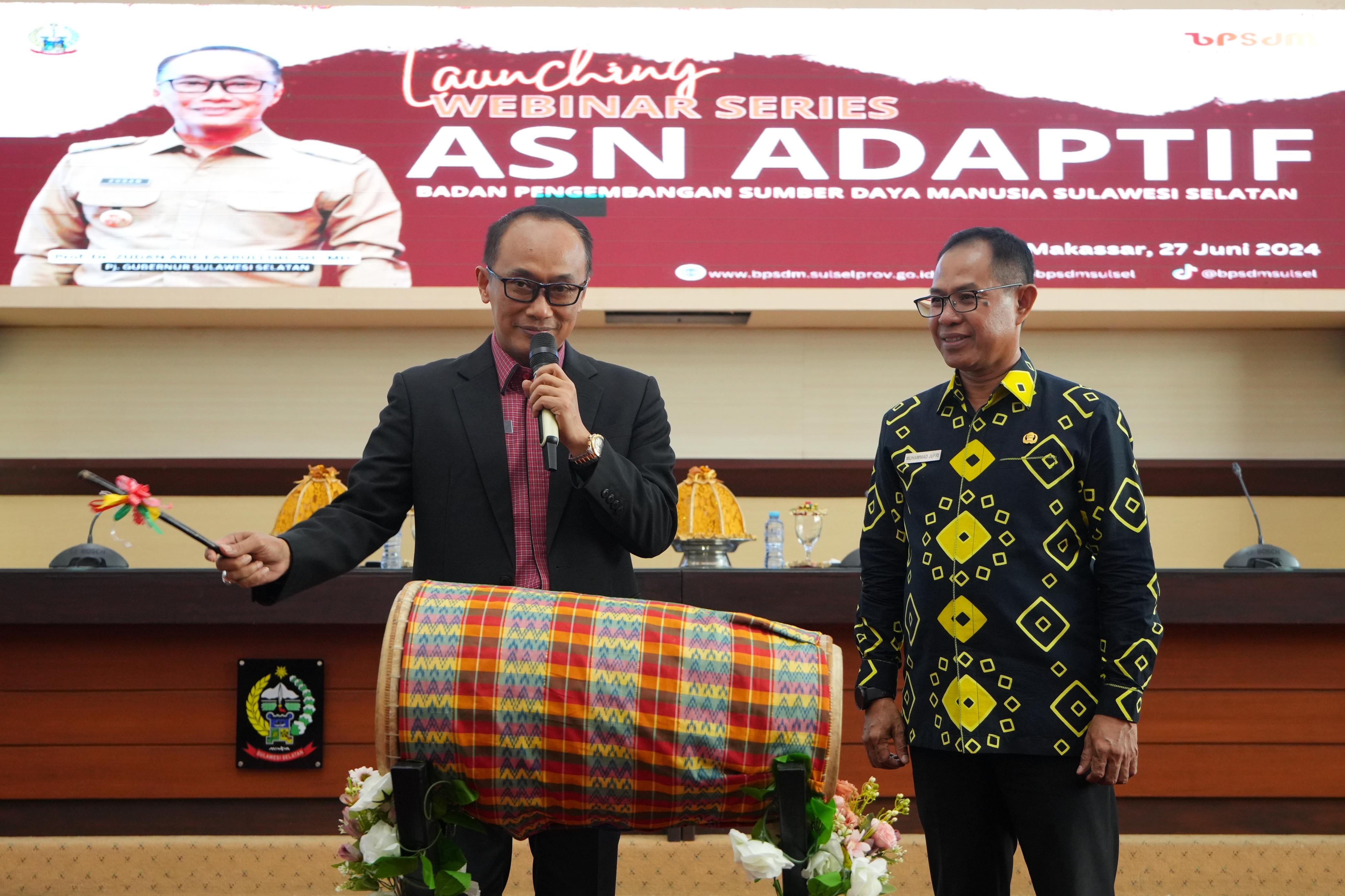 Prof. Zudan Launching Webinar Series ASN Adaptif