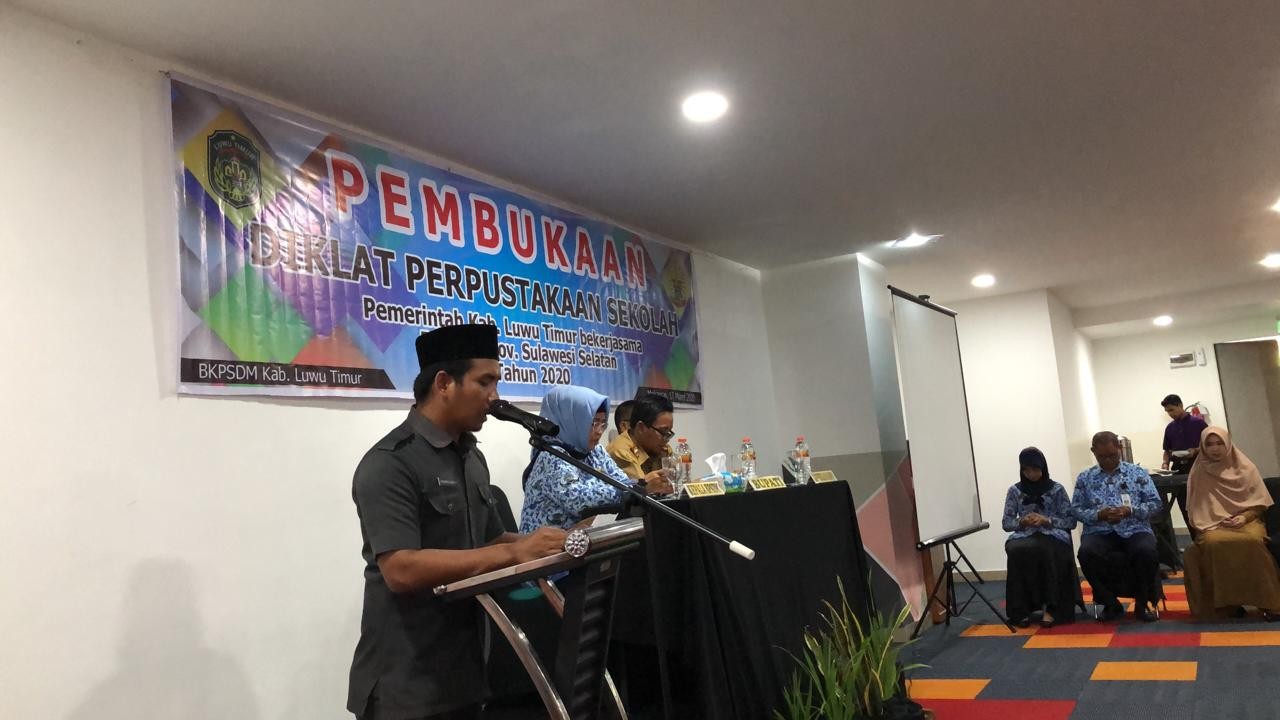 DIKLAT PERPUSTAKAAN SEKOLAH PEMKAB. LUWU TIMUR