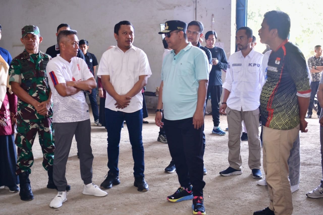 PJ GUBERNUR BAHTIAR BAHARUDDIN PANTAU PERSIAPAN PEMILU 2024 DI BONE